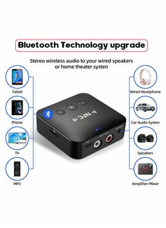 Excefore Bluetooth Transmitter Receiver for TV Earphone Car Home Stereo System 2 in 1 Wireless Adapter Low Latency Long Range 5.0 Audio  - Image 3