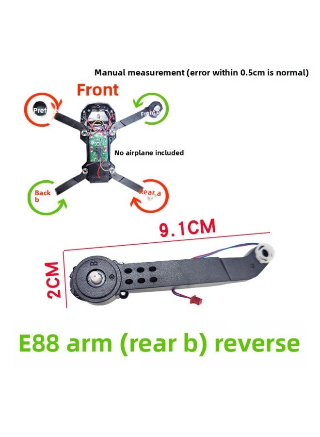 E88 Drone Remote Control Main Version Arm Propeller Protection Frame Battery Remote Control Aircraft Full Set Of Accessories Assembly 
