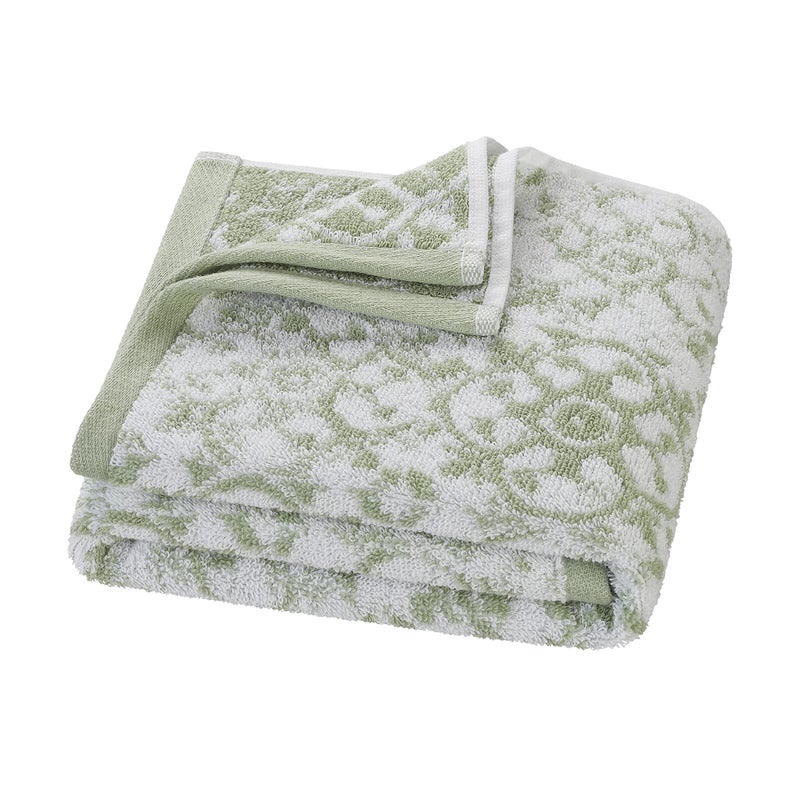 Jessica Simpson â€“ Bath Towel 4 Piece Set | Aziza | Premium Bathroom DÃ©cor | Includes 2 Hand Towels and 2 Shower Towels | 100% Cotton & Machine Washable | Frosty Green - Image 5
