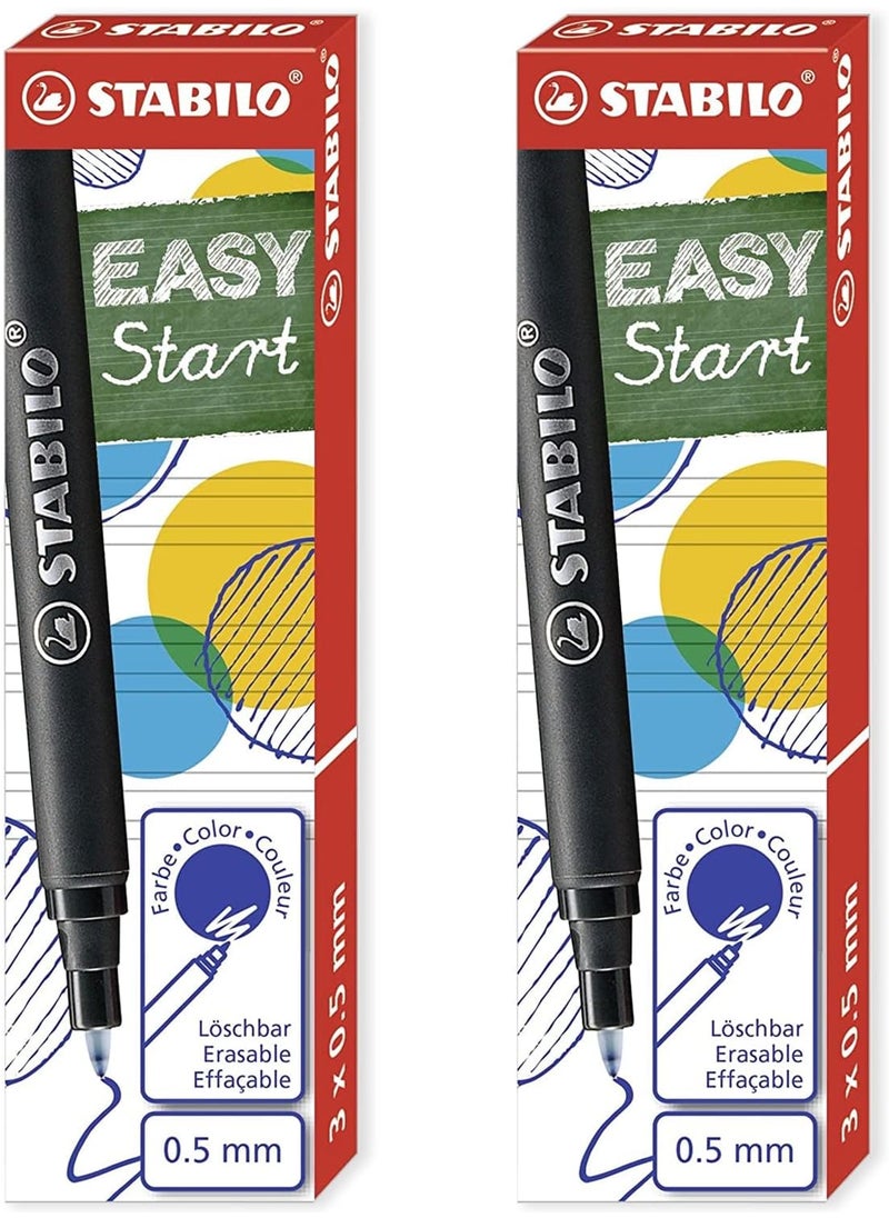 STABILO Refills  STABILO EASYoriginal Refills  Blue Ink 6  - Image 1