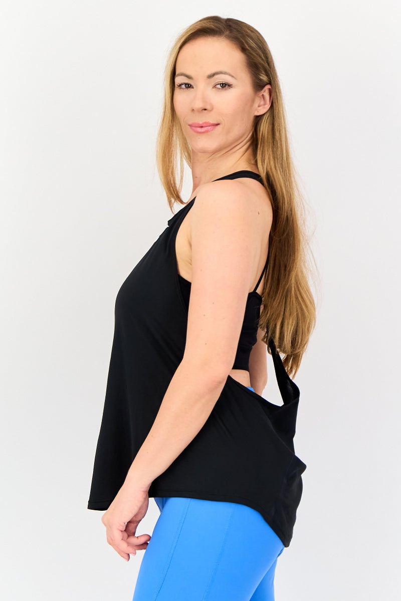 Nike Women Sportswear Fit Sleeveless Training Top, Black - Image 2