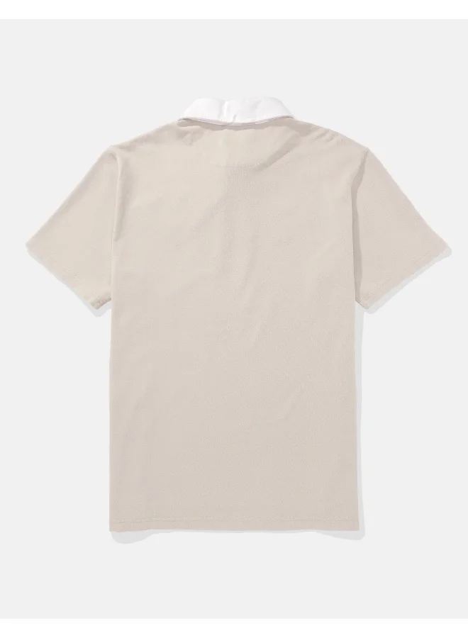 امريكان ايجل Embroidered Logo Half Sleeve Polo Shirt