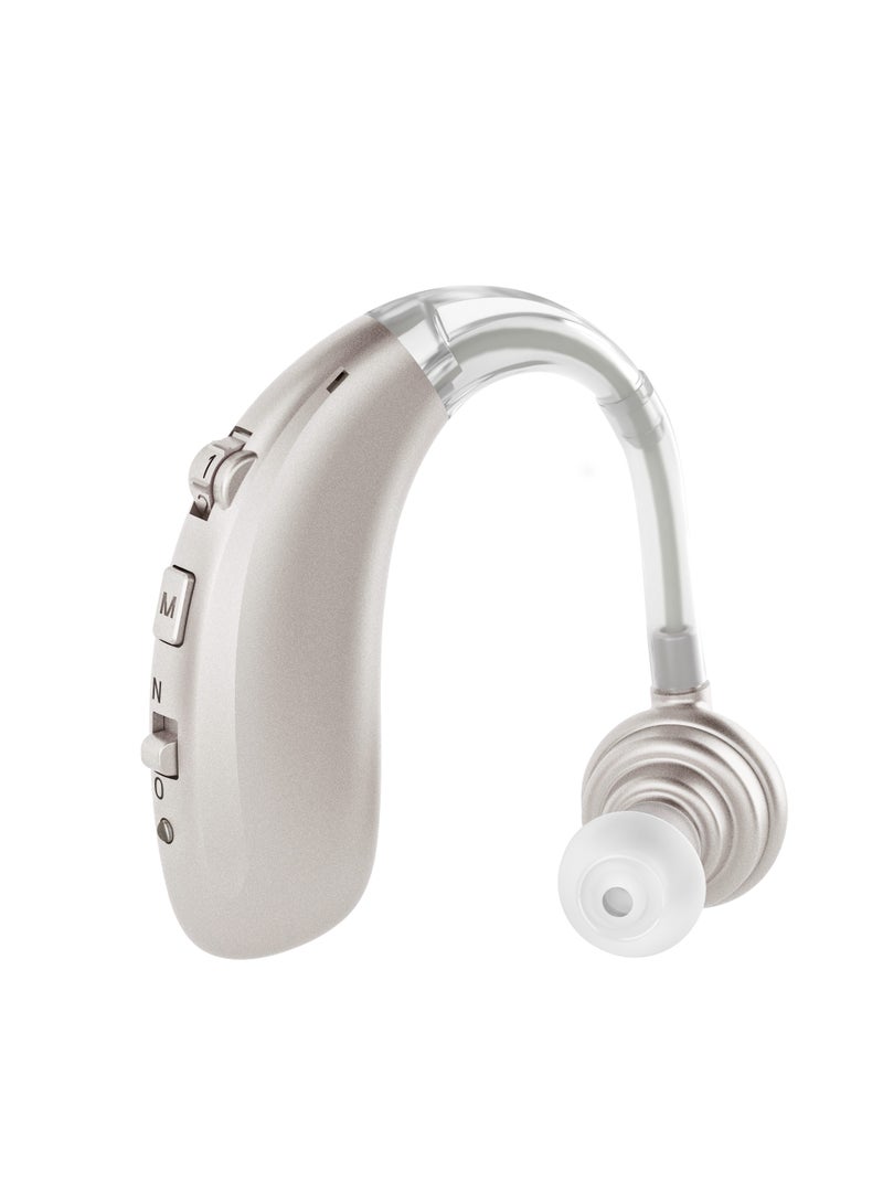 بريتزغو أجهزة السمع اللاسلكية القابلة لإعادة الشحن طويلة التحمل A360، ومكبر الصوت الذكي للحد من الضوضاء الضبط متعدد المراحل، والتصميم الخفيف وغير الانزلاقي