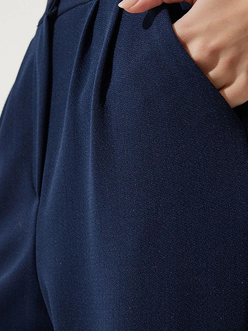 Happiness İstanbul ISTANBUL High Waist Pleated Wide Leg Pants