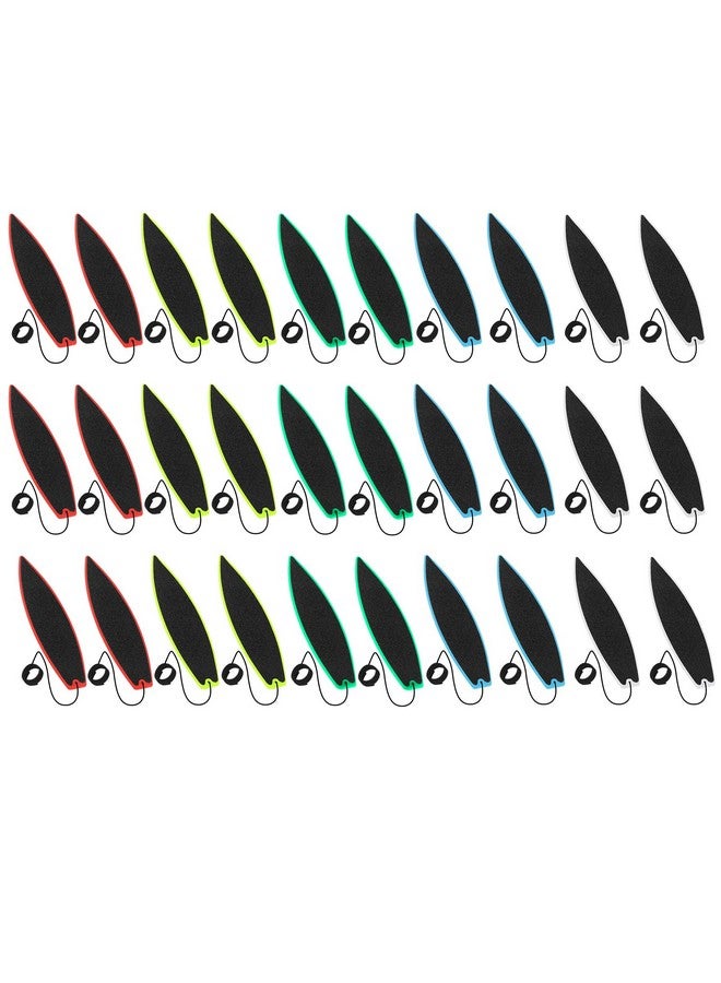 Aster 30Packs Finger Surfboard Mini Wind Surfing Toys Finger Surf Boards, Surfing The Wind Fingertip Surfboard Fingerboard for Kids, Teens, Adult - Image 1