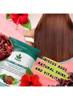 Havintha Havintha Natural Shampoo for Hair with Amla Reetha Shikakai Methidana Hibiscus Bhringraj Brahmi and Flax Seed Powder (227g (PACK OF 1))  - Image 5