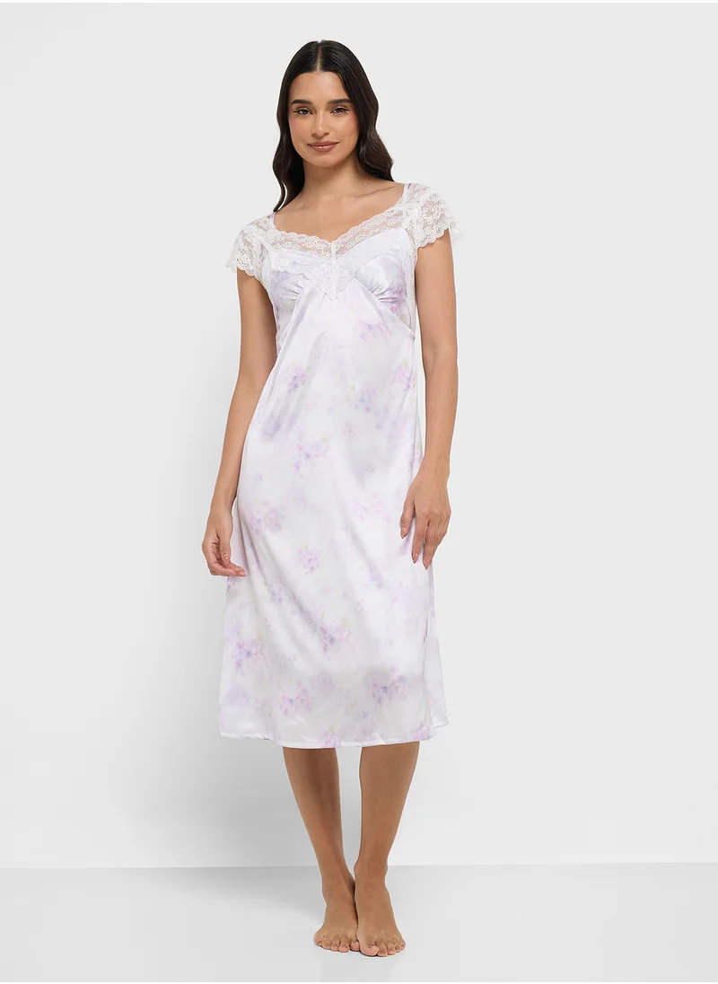 ELLA Printed Nightdress