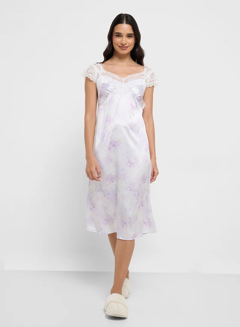 ELLA Printed Nightdress