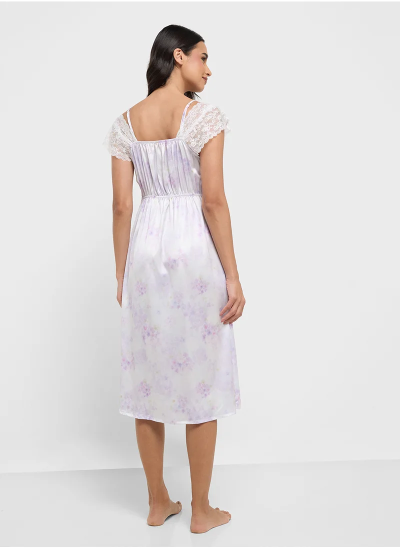 ELLA Printed Nightdress