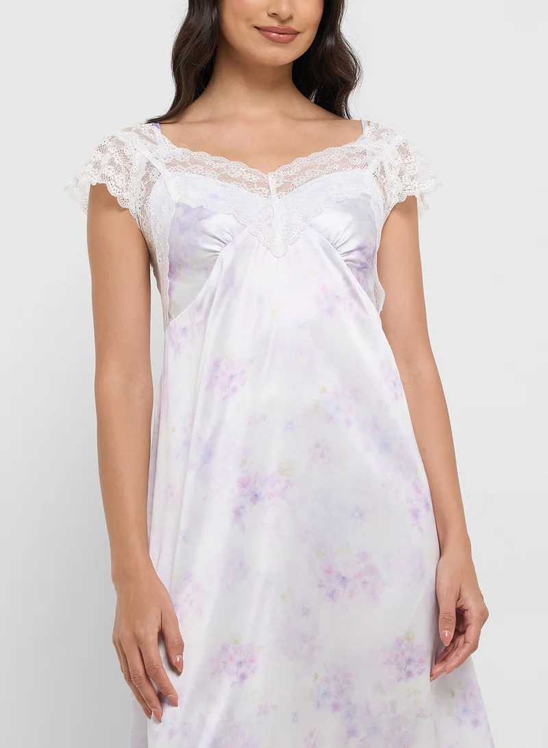 ELLA Printed Nightdress