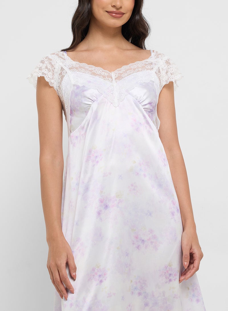 ELLA Printed Nightdress  - Image 3
