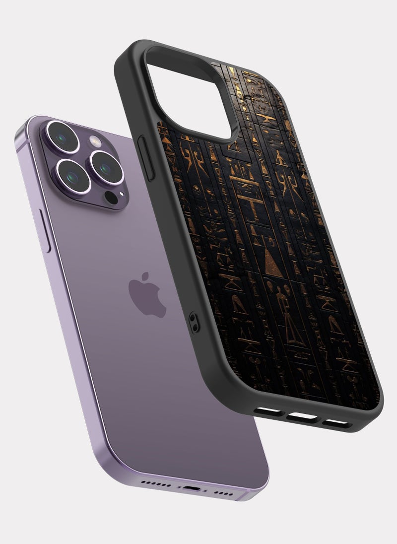 PXLAAT iPhone 14 Pro Max case cover Pharaonic Pattern - Image 2