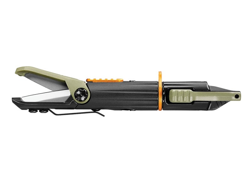 Gerber Gerber Gear LineDriver - Fishing Line Multitool with Spinning Line Vise, Tether Ring, Eyelet Clearing Spike, Hook Threader, Scissors & Split Shot Crimper - Premium Fishing Gear  - Image 1
