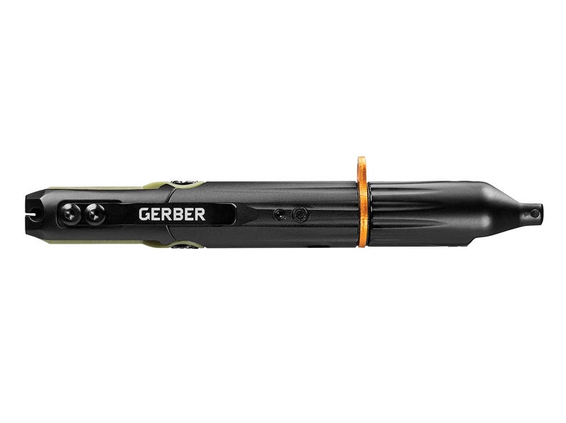 Gerber Gerber Gear LineDriver - Fishing Line Multitool with Spinning Line Vise, Tether Ring, Eyelet Clearing Spike, Hook Threader, Scissors & Split Shot Crimper - Premium Fishing Gear  - Image 5