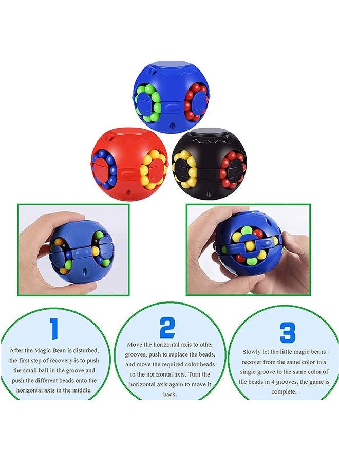 يو-هومي لعبة جيروسكوب ماجيك كيوب بطرف للإصبع من 3 قطع - Image 4