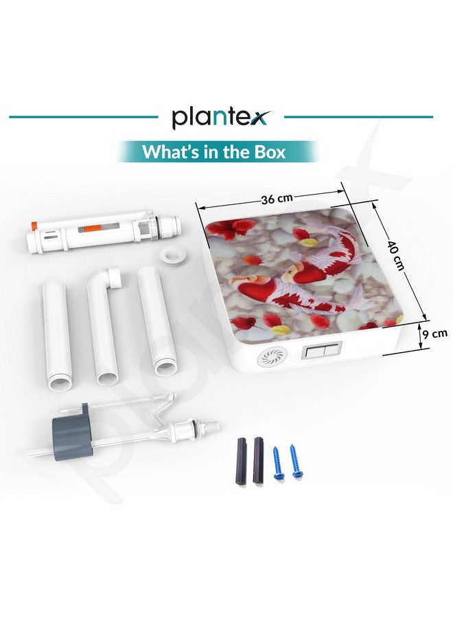 Plantex 3D Printed Flush Tank for Toilet with 7 LTR Water Capacity/Polypropylene Toilet Flush Tank/Dual Flush Cistern with Air Freshener - Pack of 1 - Image 3