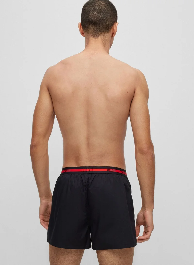 HUGO 2 Pack Essential Boxer Shorts