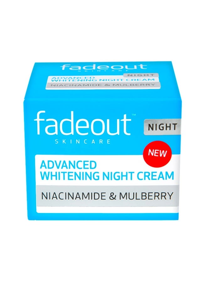Advanced Whitening Night Cream 50ml – Brightening & Dark Spot Corrector with Deep Hydration for Even Skin Tone