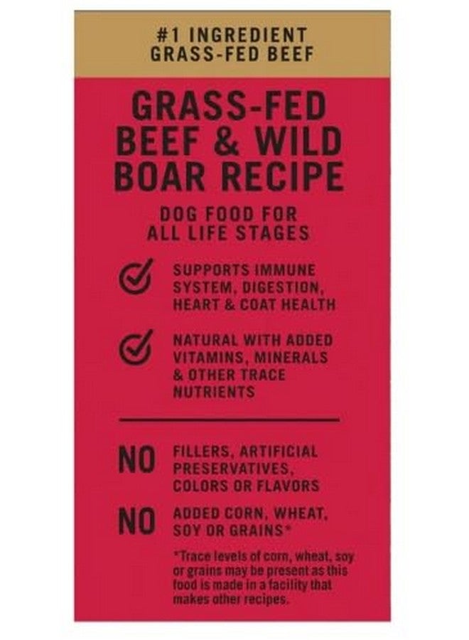 Generic Pure Balance Grain-Free Wild & Free Grass-Feed Beef & Wild Boar Recipe Dry Dog Food, 4 lbs - Image 4