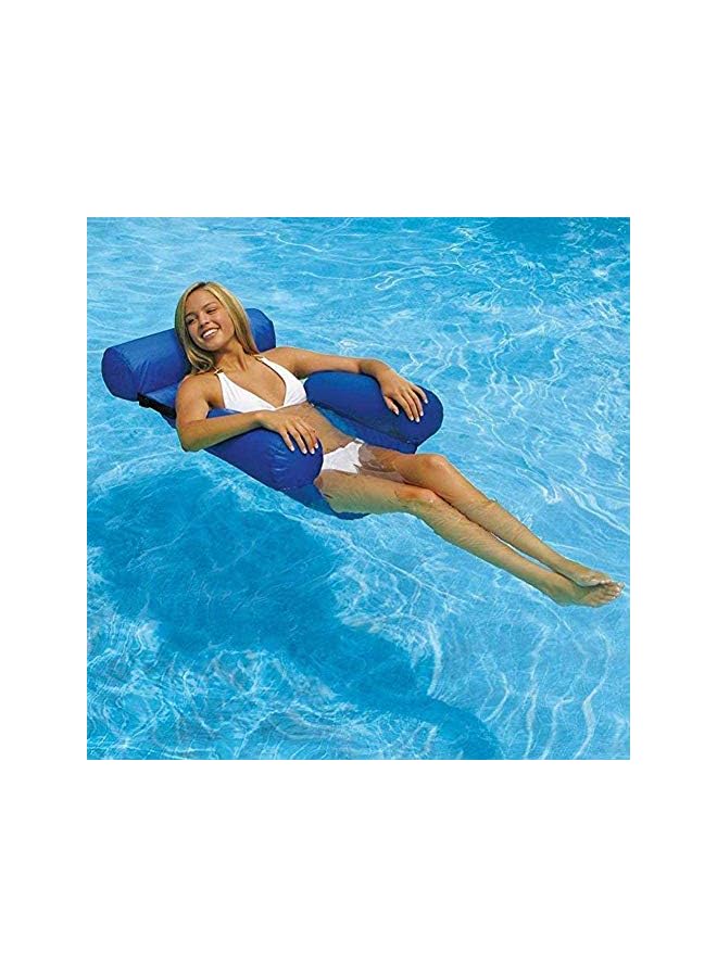 Bingcute Floating Row Swimming Pool Float Inflatable Row Chair Beach Swimming Pool Water Sports Hammock Relax Inflatable Design Swimming Pool Air Lounge Swimming Hammock Floating Bed - Image 2
