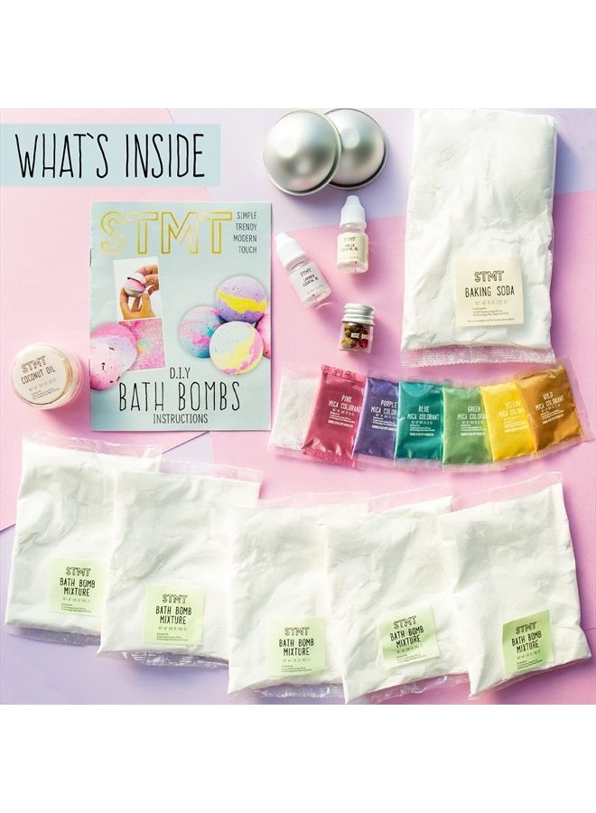 STMT D.I.Y. Bath Bomb Kit, STMT Kits for Girls, Bath Bomb Mold, Bath Bombs for Girls, Girls Spa Kit, Kits for Kids, Bath Bomb Kit for Girls, Bath Crumbles, Spa Kit, Spa Kit for Girls Ages - 6+ - Image 2