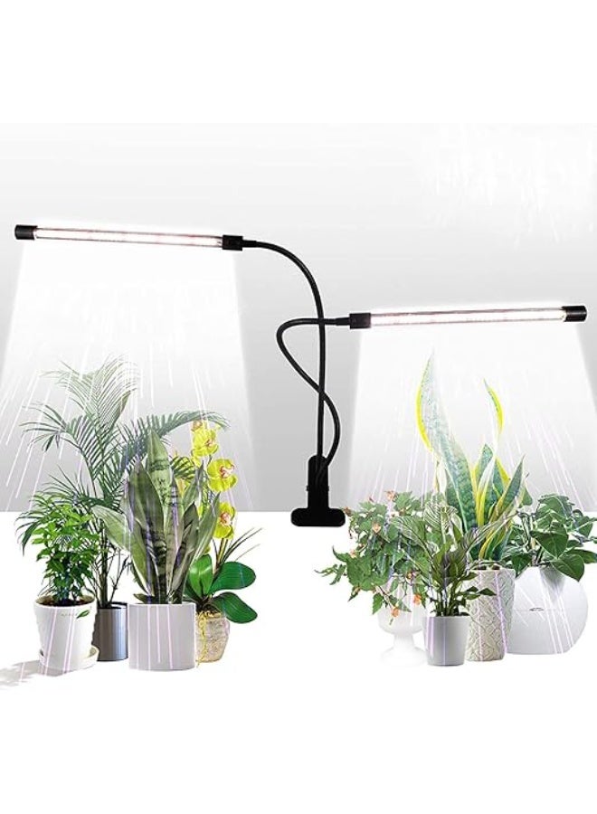 Grow Light,Full Spectrum White 84 LED Clip Plant Lights for Indoor Plants Growing, 4,8,12H Timer  5 Dimmable Levels - Image 1