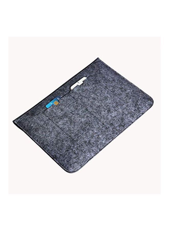 Loquat Protective Sleeve Case Cover For Apple MacBook Pro 13-13.3 Inch Grey - Image 2