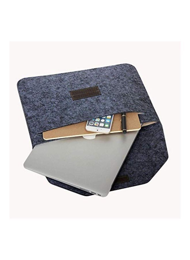 Loquat Protective Sleeve Case Cover For Apple MacBook Pro 13-13.3 Inch Grey - Image 3