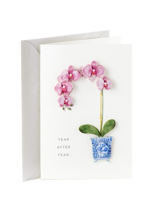 هولمارك بطاقة عيد ميلاد مميزة من Hallmark لها (أوركيد) - Image 1