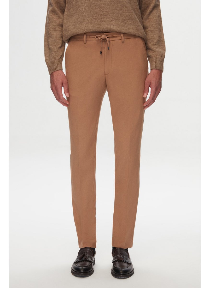 twn - Camel Dobby Jogger Trousers 1EC03KV08345M - Image 1