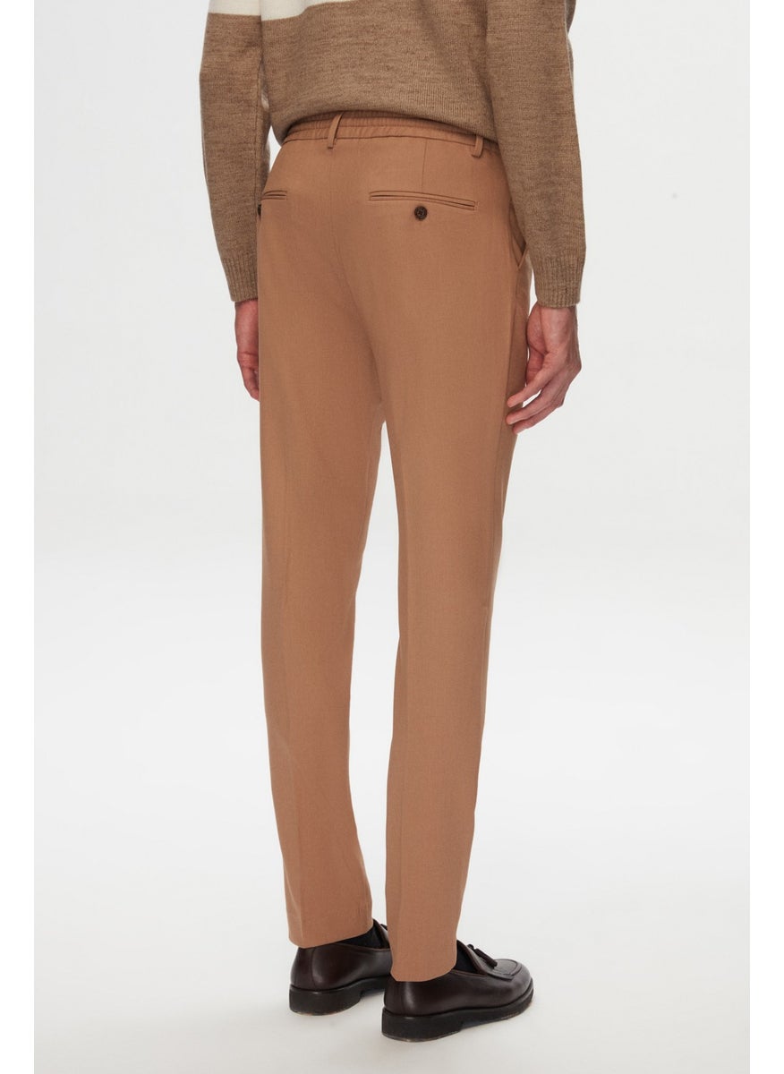 twn - Camel Dobby Jogger Trousers 1EC03KV08345M - Image 1