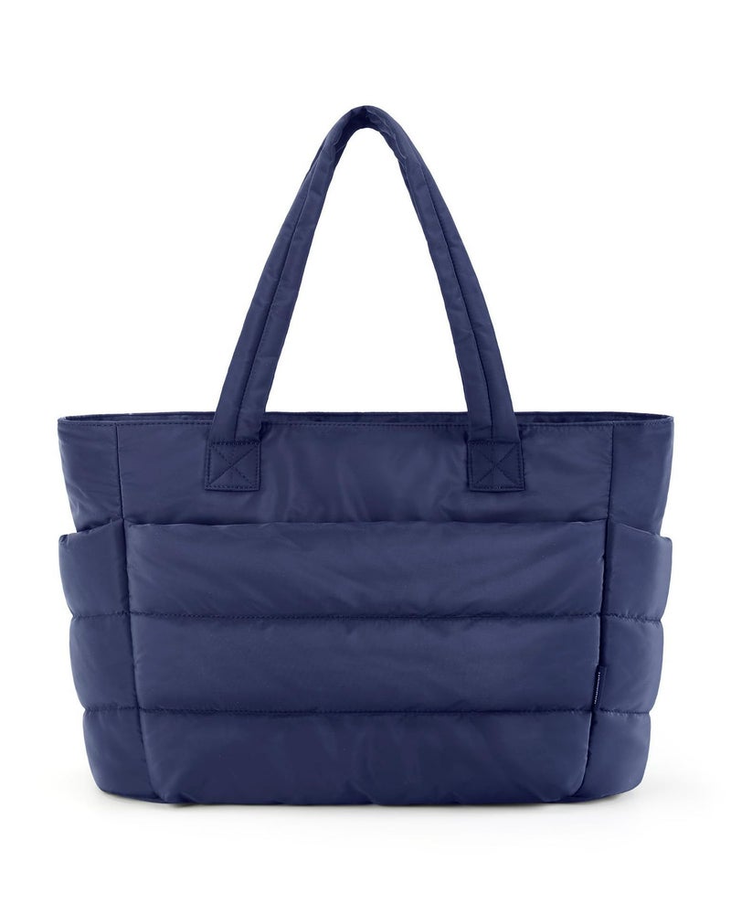 Lightweight Puffy Tote Bag with Multiple Pockets - Image 5