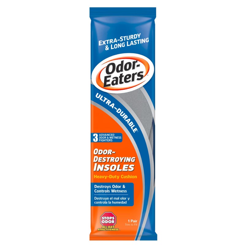 OdorEaters UltraDurable Heavy Duty Cushion Insoles 1 Pair 285791