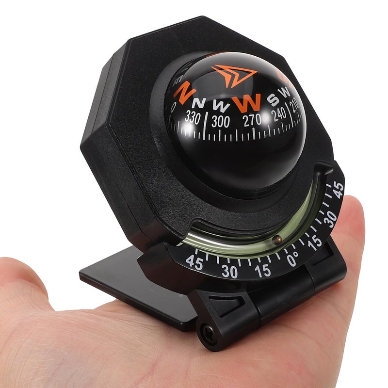 High Precision Car Dashboard Compass Ball with Slope Indicator for Vehicle Marine Boat Navigation - Image 4