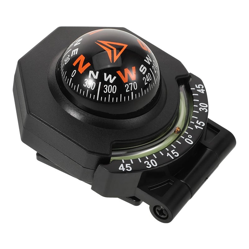High Precision Car Dashboard Compass Ball with Slope Indicator for Vehicle Marine Boat Navigation - Image 2