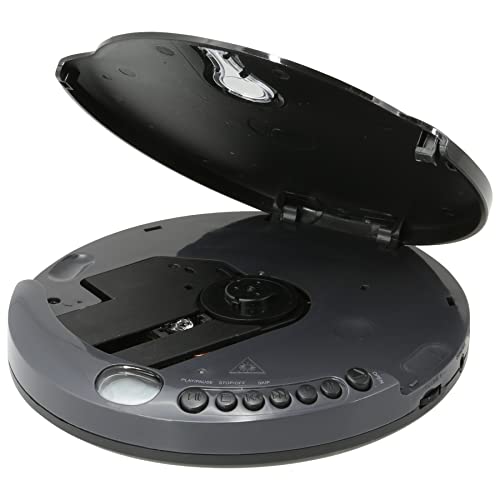GPX PC332B Portable CD Player with Anti-Skip Protection, FM Radio and Stereo Earbuds - Black - Image 4