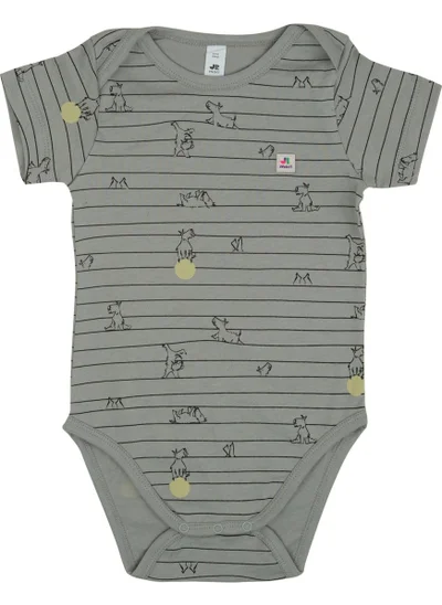 جرموري Mr.j Printed Short Sleeve Bodysuit