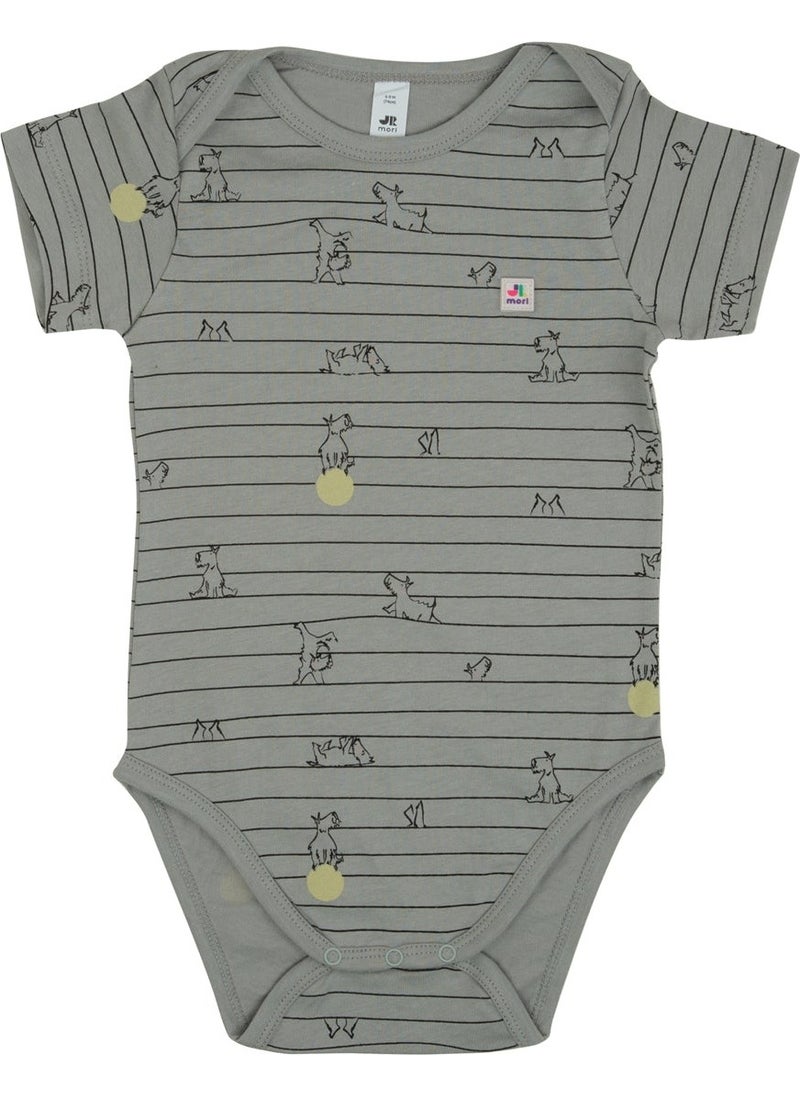 Jrmori Mr.j Printed Short Sleeve Bodysuit  - Image 1