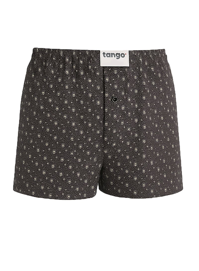 Tango Button Shorts (Pattern) Grey Dotted - Image 3