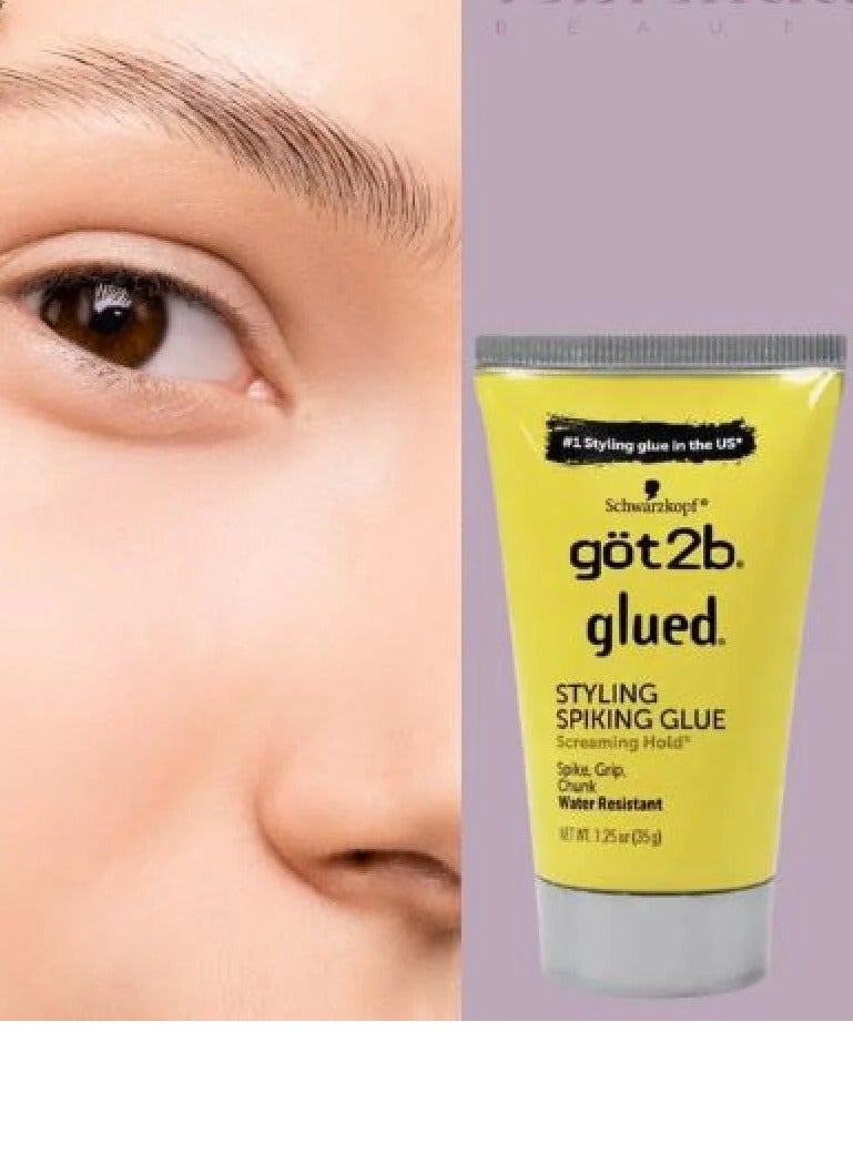 جوت تو بي صمغ جوت 2 بي المقاوم للماء لتصفيف الشعر وعمل قصة السبايكي للجنسين، 1.25 أوقية