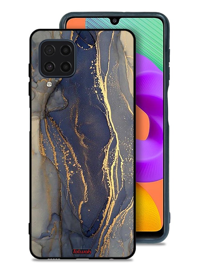 Tolwak Samsung Galaxy M22 Protective Case Cover Gliter Marble Pattern - Image 1