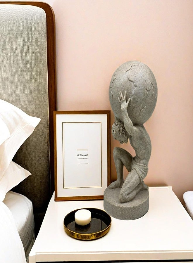 FUNSXBUG 11 Inch Large Atlas Holding World Greek God Statue Sculpture Collectible Figurine Home Decor Living Room Desktop Decoration - Image 5