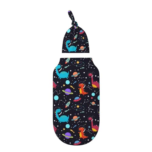 Figtihw Dinosaur Swaddle Blankets Soft Receiving Blanket Baby Swaddle Wrap for Baby Girls Boys - Image 2