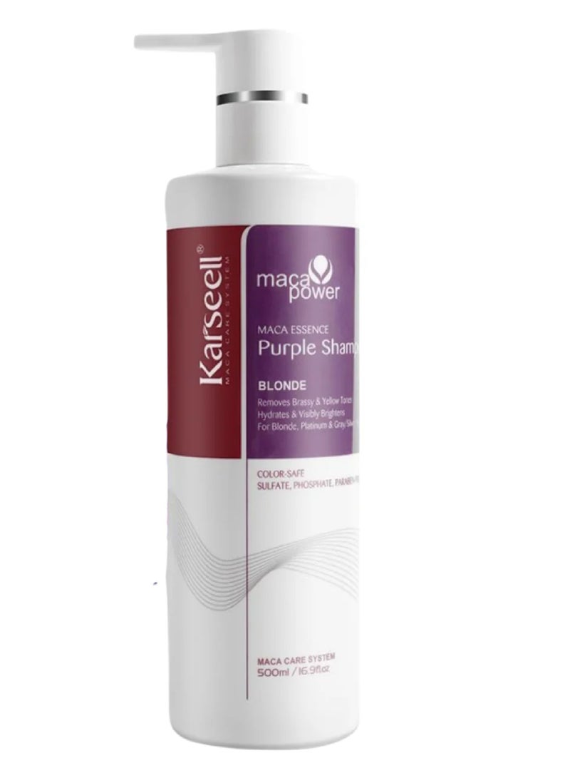 Karseell شامبو كارسييل الأرجواني للشعر الأشقر 500 مل