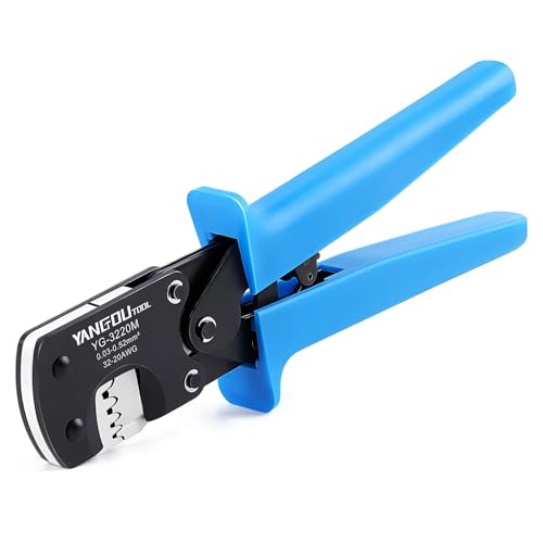 Yangoutool Micro Molex Crimper 3220AWG 003052mm Compatible with Molex JST JAE DSub Precision JST Crimping Tool