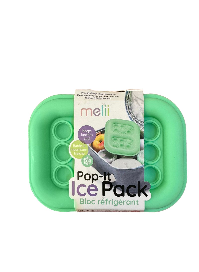 melii حزمة الثلج القابلة للاستخدام المتكرر للأطفال - لعبة فidget ذات غرض مزدوج وحل تبريد تحافظ على الوجبات طازجة لمدة تصل إلى 4 ساعات - Image 1