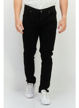CROSSHATCH Men Regular Fit Solid Chino Pant, Black  - Image 1