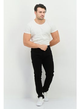 CROSSHATCH Men Regular Fit Solid Chino Pant, Black  - Image 4