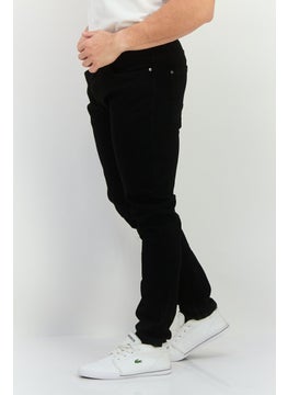 CROSSHATCH Men Regular Fit Solid Chino Pant, Black  - Image 2