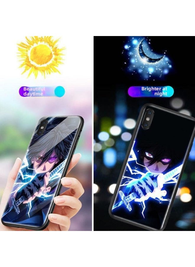 Applicable To For Iphone 14 Mobile Phone Shell For Iphone15 Caller Luminous 11pro Anime 13 Men's 12mini Fashion-Color:Bo Ren Lightning [fine Hole]]-Applicable Model:For Apple 2020SE(4.7)